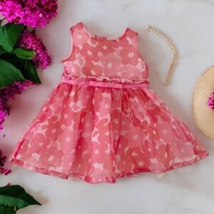Just One You by Carter’s Pink Floral Organza Special Occasions Dress | Baby 3M